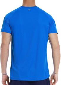 img 1 attached to Moisture Wicking Athletic T Shirt Workout Men's Clothing