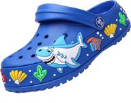 👟 lightweight non slip boys' shoes: comfortable aquarium designed clogs & mules logo