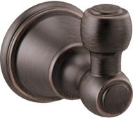 🛀 delta faucet woodhurst robe hook in spotshield venetian bronze 73235-rb logo