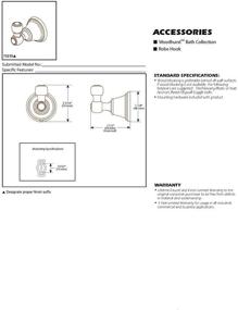 img 1 attached to 🛀 Delta Faucet Woodhurst Robe Hook in SpotShield Venetian Bronze 73235-RB