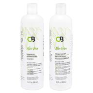 organic bubbles - aloe vera shampoo & conditioner: promoting hair growth, health & shine (490ml) logo