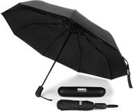 ☂️ hero travel umbrella: ultimate windproof protection, portable design logo
