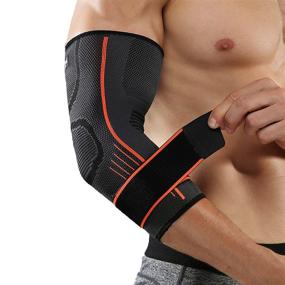 img 4 attached to 🏋️ 2 PACK SPOTBRACE Elbow Brace Support with Strap - Adjustable Compression Sleeve Arm Support for Women, Men - Running, Workout, Basketball, Golf, Tennis, Weightlifting - Pain Relief from Tendonitis, Arthritis - XXL