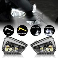 headlights assembly sautvs high low accessories logo