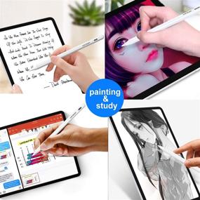 img 2 attached to ✍️ 2021 Wordcam Stylus Pen for Apple iPad - No Lag, High Precision, Tilt, Palm Rejection - Compatible with Apple iPad 7th/8th Gen, iPad Pro 11''/12.9'', iPad Mini 5th Gen, iPad Air 3rd Gen