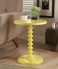 img 1 attached to ACME Furniture 82802 Acton Side Table Review: Vibrant Yellow, Perfect Size