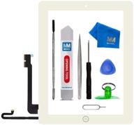 📱 mmobiel compatible digitizer for ipad 4 (white) - 9.7 inch touchscreen front display assembly with tool kit logo