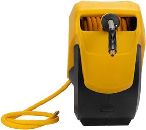 img 3 attached to 🔌 DeWalt DXCM024 0345 Automatic Retraction Enclosed: Hassle-Free Power Air Hose Reel