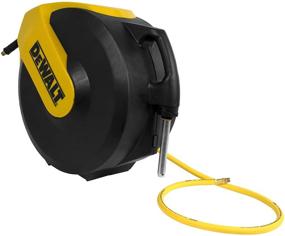 img 1 attached to 🔌 DeWalt DXCM024 0345 Automatic Retraction Enclosed: Hassle-Free Power Air Hose Reel