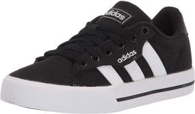 img 4 attached to 👟 Adidas Daily Skate Boys' Shoes: Stylish Black and White Sneakers