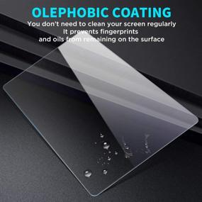 img 1 attached to 📱 HD Clear Tempered Glass Screen Protector for 2019-2020 Toyota Camry Navigation System, ZFM, AXVH70 AXVH70N Compatible with LE SE Models (NOT for 8IN)