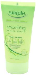 img 1 attached to Simple Kind to Skin Facial Scrub: Smoothing 🧖 Formula, 5.0 Ounce - Deep Exfoliation for Radiant Skin