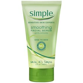 img 4 attached to Simple Kind to Skin Facial Scrub: Smoothing 🧖 Formula, 5.0 Ounce - Deep Exfoliation for Radiant Skin