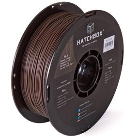 img 4 attached to HATCHBOX WOOD 1KG1 75 BRN Filament - Enhanced Dimensional Accuracy for Optimal Searching