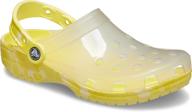 crocs classic translucent unisex mules & clogs: comfortable men's shoes logo