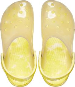 img 1 attached to Crocs Classic Translucent Unisex Mules & Clogs: Comfortable Men's Shoes