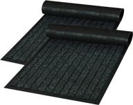 🚪 loconha 2 pack door mat - waterproof anti-slip rubber - low-profile design - entryway/patio rug логотип