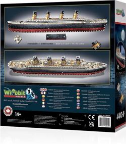 img 1 attached to 🚢 Titanic 440-Piece 3D Wrebbit Jigsaw Puzzle