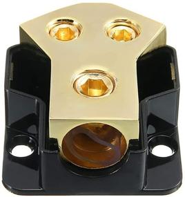 img 2 attached to 🔌 2 Pack Power Distribution Block for Car Audio Amplifiers - 0/2/4 Gauge Input to 2/4/8 Gauge Output