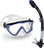 🤿 cobalt rincon panoramic snorkel combo: get an unmatched wide view mask and dry top snorkel set for ultimate snorkeling and scuba diving experience logo