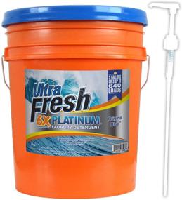 img 4 attached to 🌊 Ultra Fresh Platinum Original Blue HE Liquid Laundry Detergent: HE Concentrated Power in a 5 Gallon (640 oz) Bottle