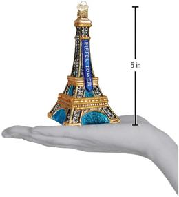 img 1 attached to 🗼 Exquisite Old World Christmas Eiffel Tower Glass Blown Ornaments for Festive Trees