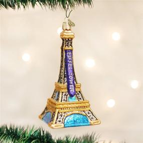 img 3 attached to 🗼 Exquisite Old World Christmas Eiffel Tower Glass Blown Ornaments for Festive Trees