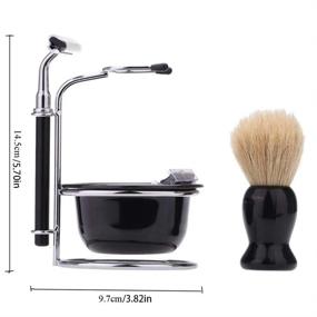 img 2 attached to Meicoly Shaving Set，Badger Stainless Holder