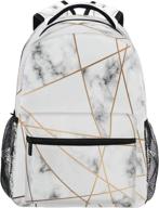 backpacks abstract geometric adjustable shoulder logo