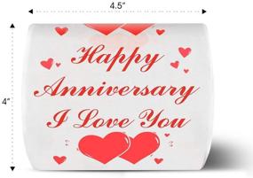 img 2 attached to Принты для туалетной бумаги "Happy Anniversary": идеальный смешной подарок!