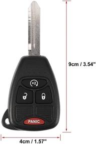 img 2 attached to 🚗 Замена ключа Keyless Entry Remote Car Key Fob 315Mhz для Jeep Wrangler 2009-2018 - Удобный и Надежный Дистанционный Доступ к Вашему Автомобилю