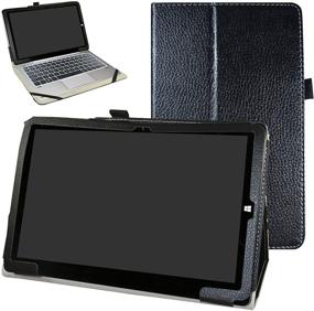 img 4 attached to 📚 Bige PU Leather Folio Stand Cover for CHUWI Hi10 X/hibook hi10 pro/hibook hi10 10.1inch Tablet PC, Black - Enhanced SEO