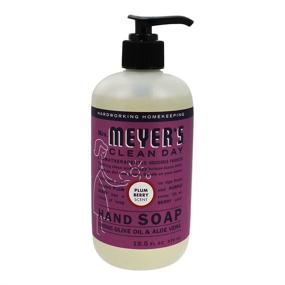 img 4 attached to Mrs. Meyer's Plumberry Hand Soap: 🌿 Revitalizing Liquid Formula in 12.5 Ounce Bottle