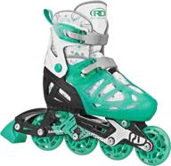 🛼 tracer adjustable inline skates for roller derby girls logo