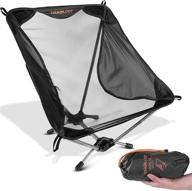 🪑 yizi lite ultralight camping chair: 750g lightweight backpacking chair for hiking and camping, compact & foldable design logo