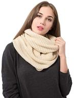 🧣 infinity winter fashion circle scarves: essential women's accessories in scarves & wraps logo