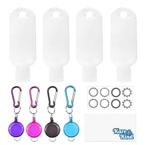 img 4 attached to 🧳 Convenient Kare Kind Portable Travel Bottles for Hassle-Free Trips