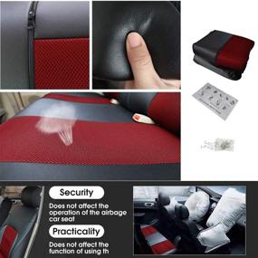 img 1 attached to AUTO HIGH Car Seat Covers For Front Seats Only Interior Accessories and Seat Covers & Accessories