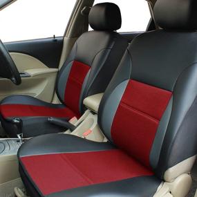 img 3 attached to AUTO HIGH Car Seat Covers For Front Seats Only Interior Accessories and Seat Covers & Accessories
