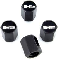 hummer logo black tire valve logo