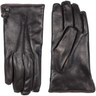 hickey freeman mens leather glove logo