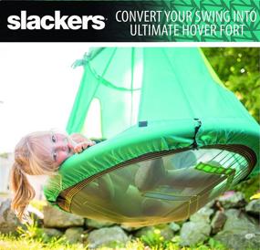 img 2 attached to 🏠 Slackers 40" Swing House with Adventure Sky Swing - A Perfect Backyard Addition for Family Fun and Adventure!