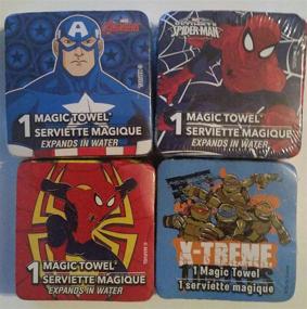 img 2 attached to Superhero Magic Towel Washcloths Four