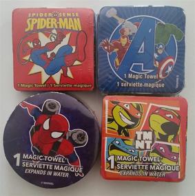 img 3 attached to Superhero Magic Towel Washcloths Four