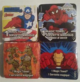 img 4 attached to Superhero Magic Towel Washcloths Four