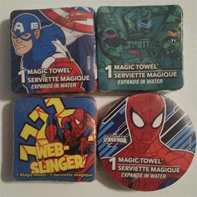 img 1 attached to Superhero Magic Towel Washcloths Four