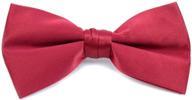 👦 young boy's pre-tied clip on bow tie - stylish formal tuxedo accessory logo
