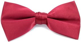 img 2 attached to 👦 Young Boy's Pre-tied Clip On Bow Tie - Stylish Formal Tuxedo Accessory