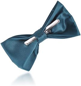 img 1 attached to 👦 Young Boy's Pre-tied Clip On Bow Tie - Stylish Formal Tuxedo Accessory