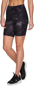 img 2 attached to 🩳 RBX Active Women's Biker Shorts with Pockets: Squat Proof, High Waisted Yoga Shorts